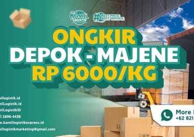 Ongkir Depok Majene Rp6000/KG Solusi Termurah