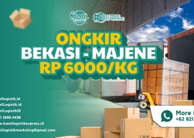 Ongkir Bekasi Majene Rp6000/KG Solusi Termurah
