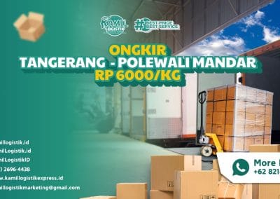 Ongkir Tangerang Polewali Mandar Rp6000/KG Solusi Termurah