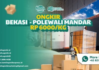 Ongkir Bekasi Polewali Mandar Rp6000/KG Solusi Termurah