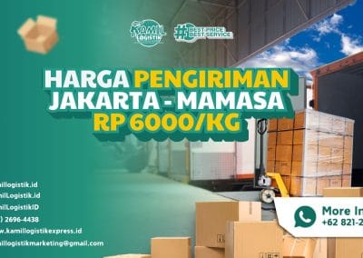Harga Pengiriman Jakarta Mamasa Rp6000/KG