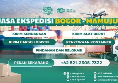Jasa Ekspedisi Bogor Mamuju Termurah