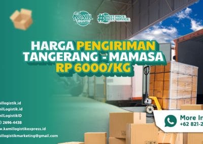 Harga Pengiriman Tangerang Mamasa Rp6000/KG