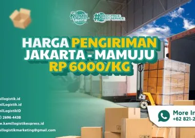Harga Pengiriman Jakarta Mamuju Rp6000/KG