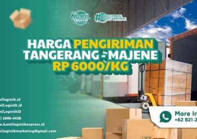 Harga Pengiriman Tangerang Majene Rp6000/KG