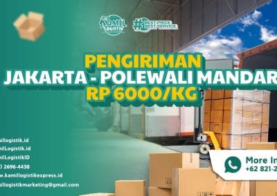 Pengiriman Jakarta Polewali Mandar Rp6000/KG