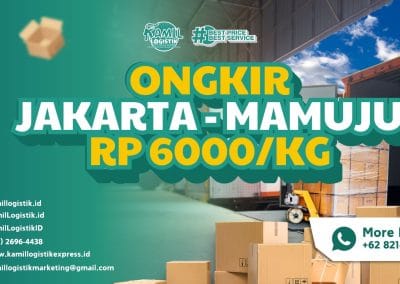 Ongkir Jakarta Mamuju Rp6000/KG Solusi Termurah