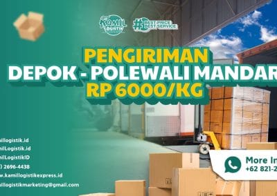 Pengiriman Depok Polewali Mandar Rp6000/KG