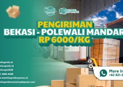 Pengiriman Bekasi Polewali Mandar Rp6000/KG