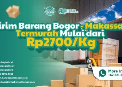 Kirim Barang Bogor Makassar Termurah