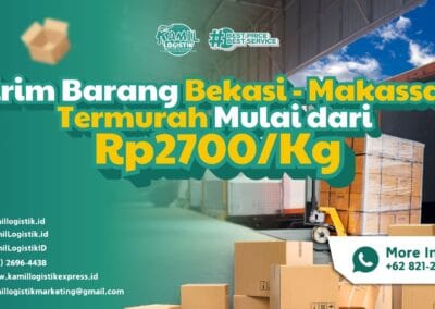 Kirim Barang Bekasi Makassar Termurah
