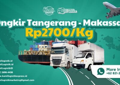 Ongkir Tangerang Makassar Rp2700/KG Solusi Termurah