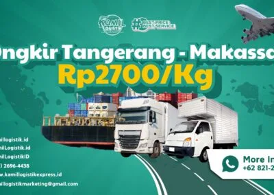 Ongkir Tangerang Makassar Rp2700/KG Solusi Termurah