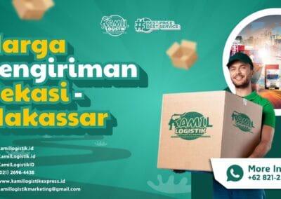 Harga Pengiriman Bekasi Makassar Rp2700/KG Solusi Termurah