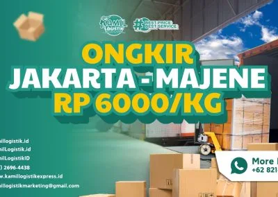 Ongkir Jakarta Majene Rp6000/KG Solusi Termurah