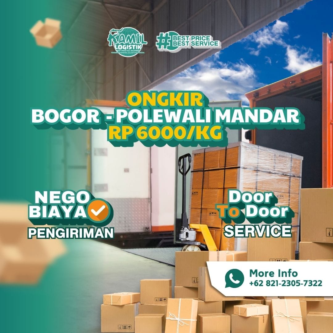 Ongkir Bogor Polewali Mandar