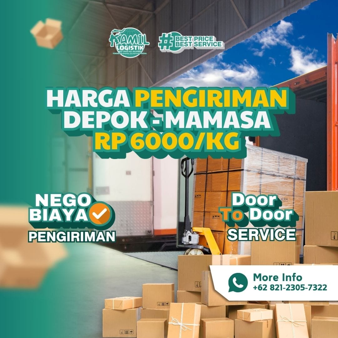 Harga Pengiriman Depok Mamasa
