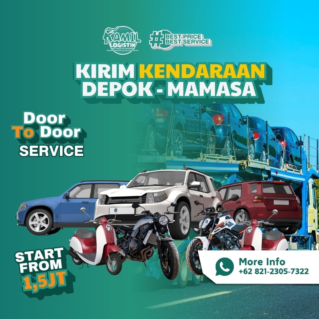 Kirim Kendaraan Depok Mamasa