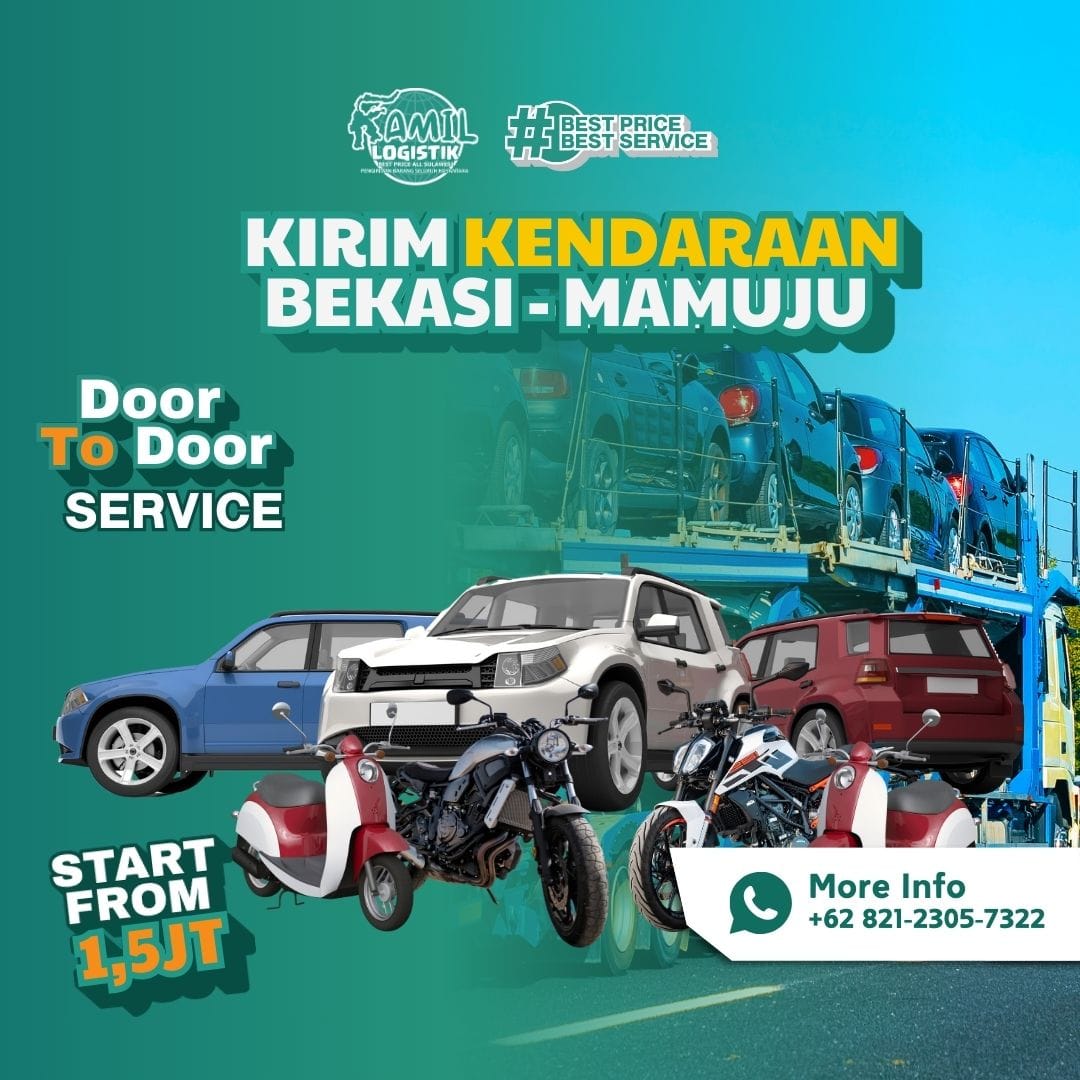 Kirim Kendaraan Bekasi Mamuju