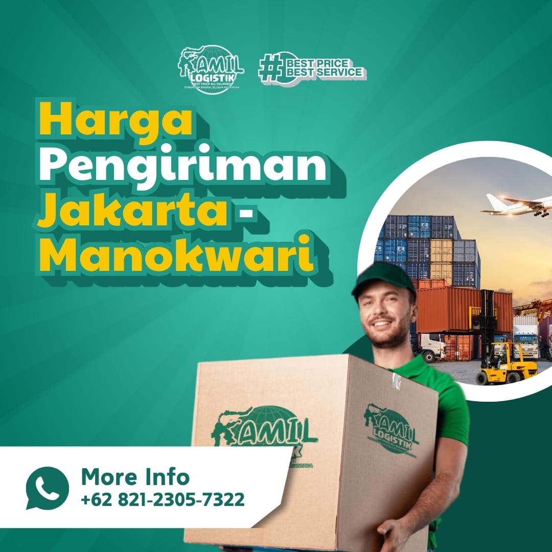 Harga Pengiriman Jakarta Manokwari