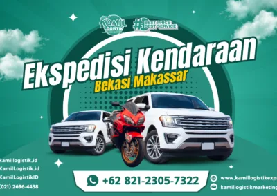 Ekspedisi Kendaraan Bekasi Makassar Mulai dari 400 Ribu