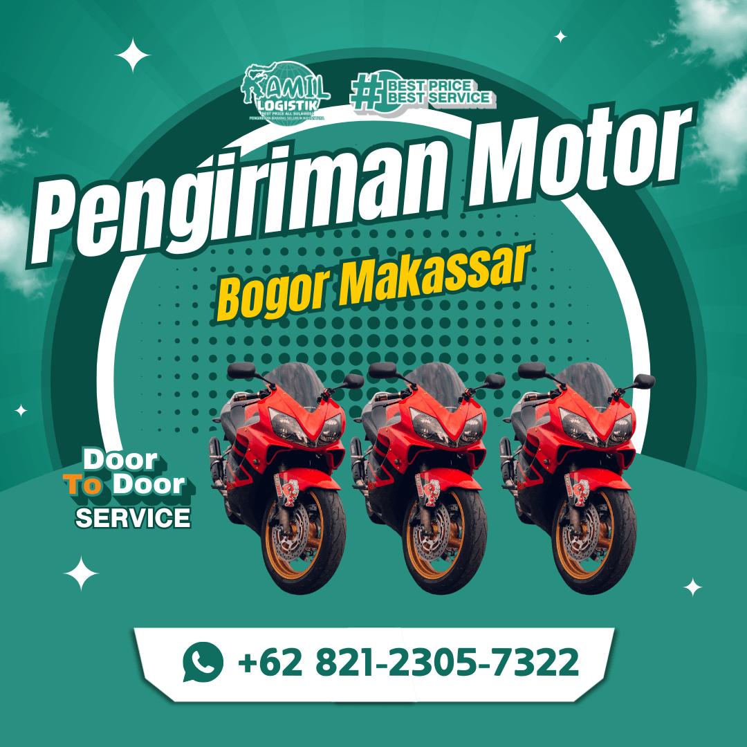 Pengiriman Motor Bogor Makassar