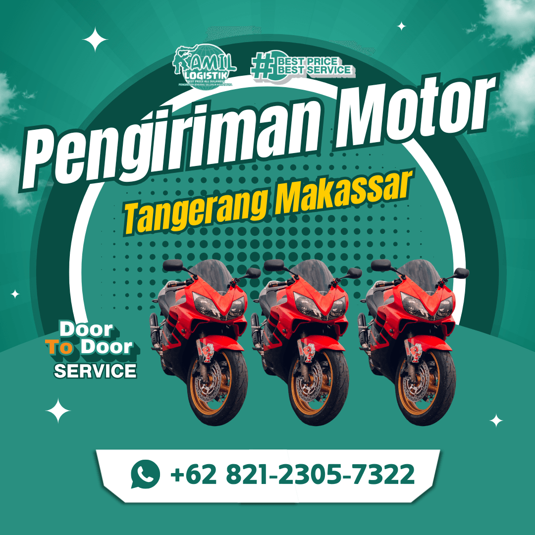 Pengiriman Motor Tangerang Makassar
