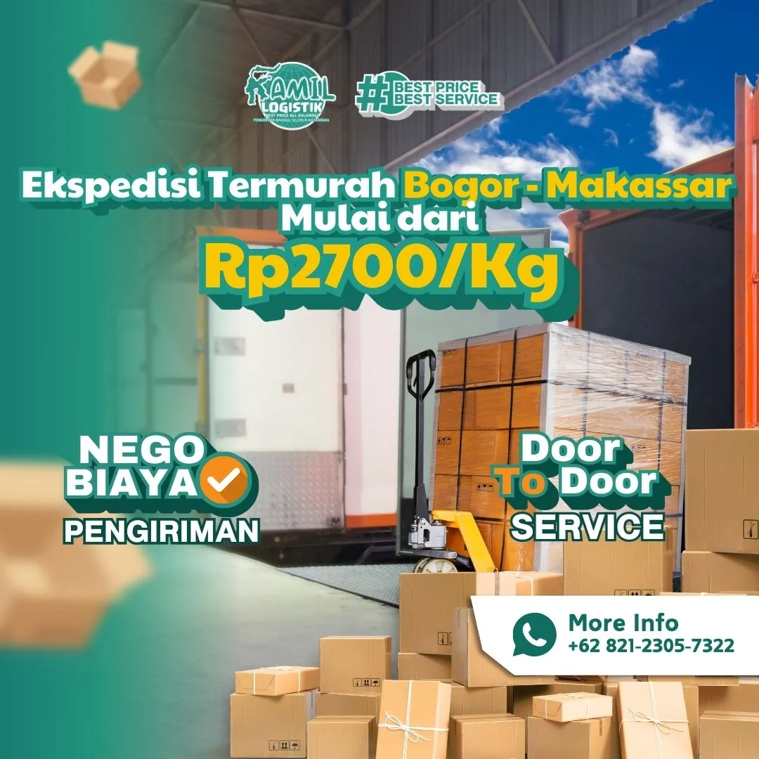 Ekspedisi Termurah Bogor Makassar