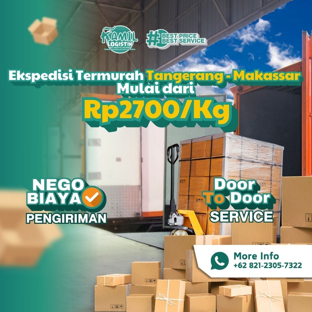 Ekspedisi Termurah Tangerang Makassar