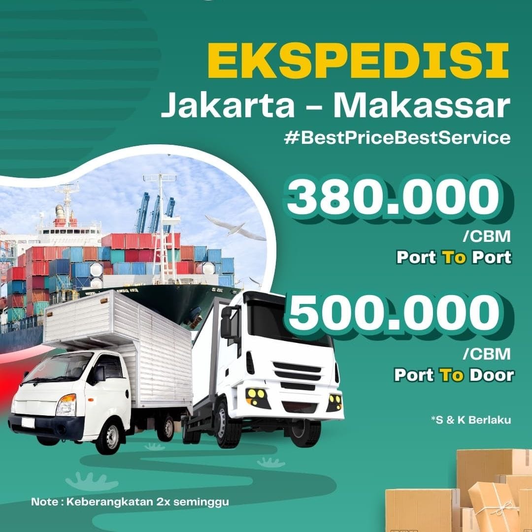 Kirim Barang Jakarta Barrang Cadi Makassar