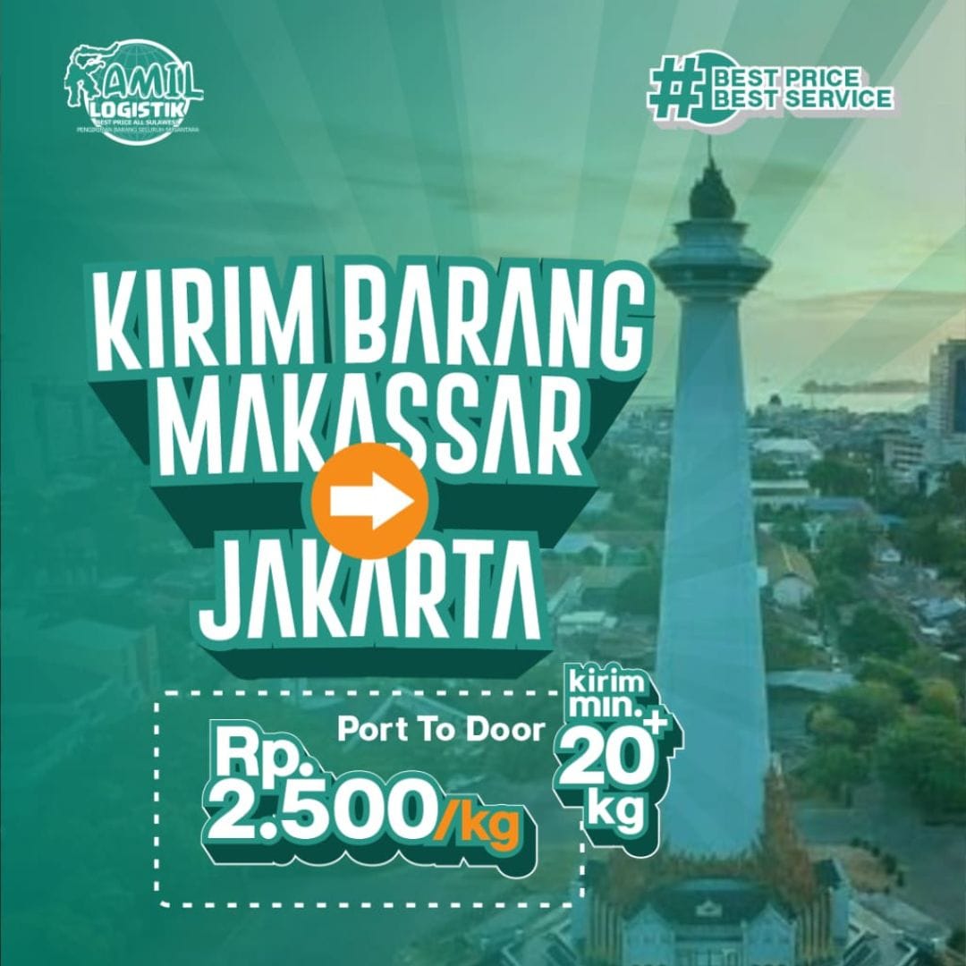 Kirim Barang Jakarta Tamalabba Makassar