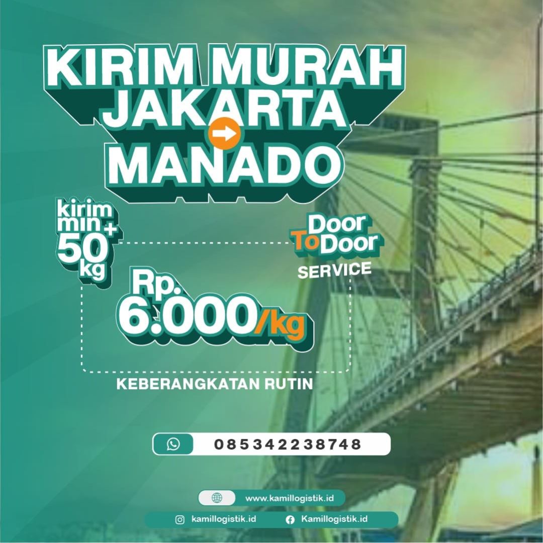 Tarif Pengiriman Jakarta Manado