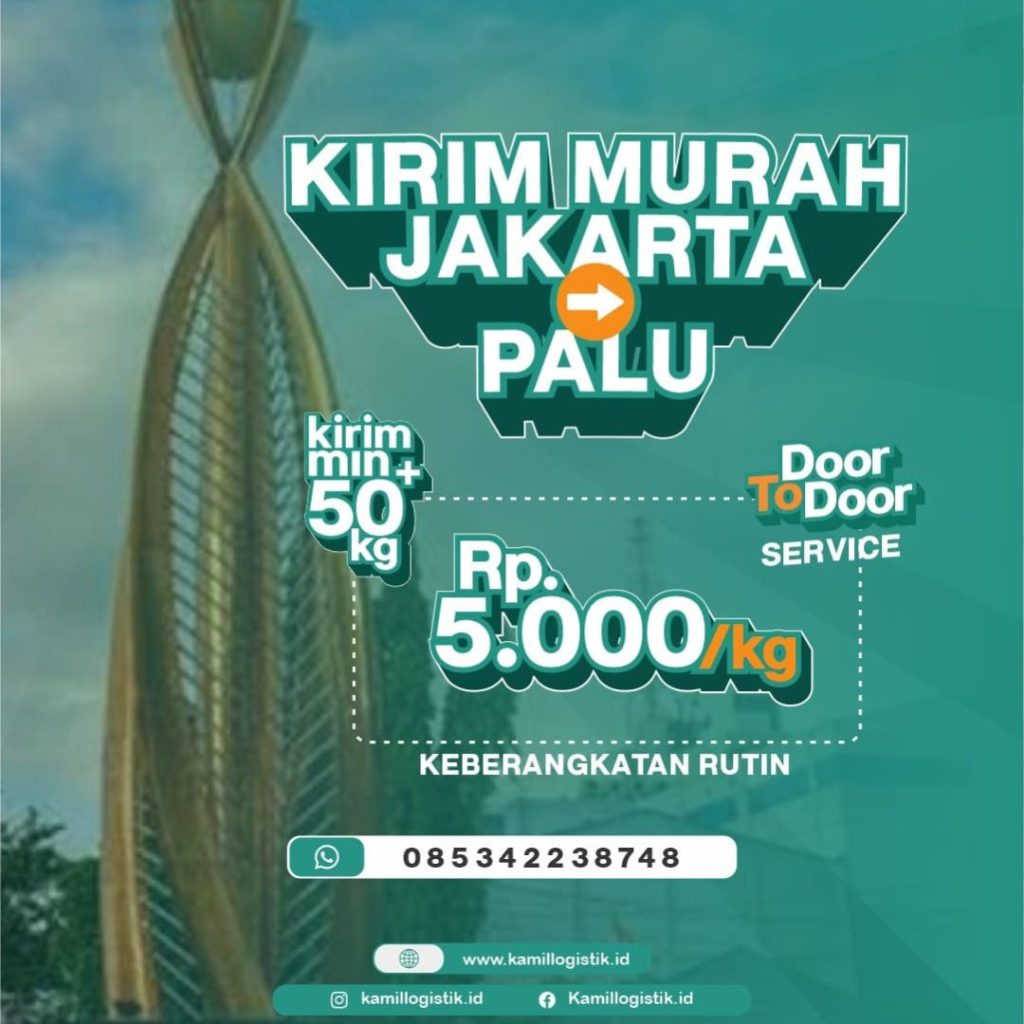 Tarif Pengiriman Jakarta Palu