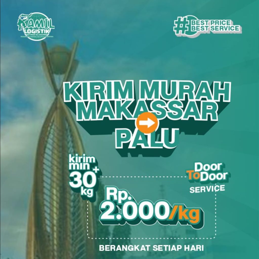 Tarif Pengiriman Makassar Palu