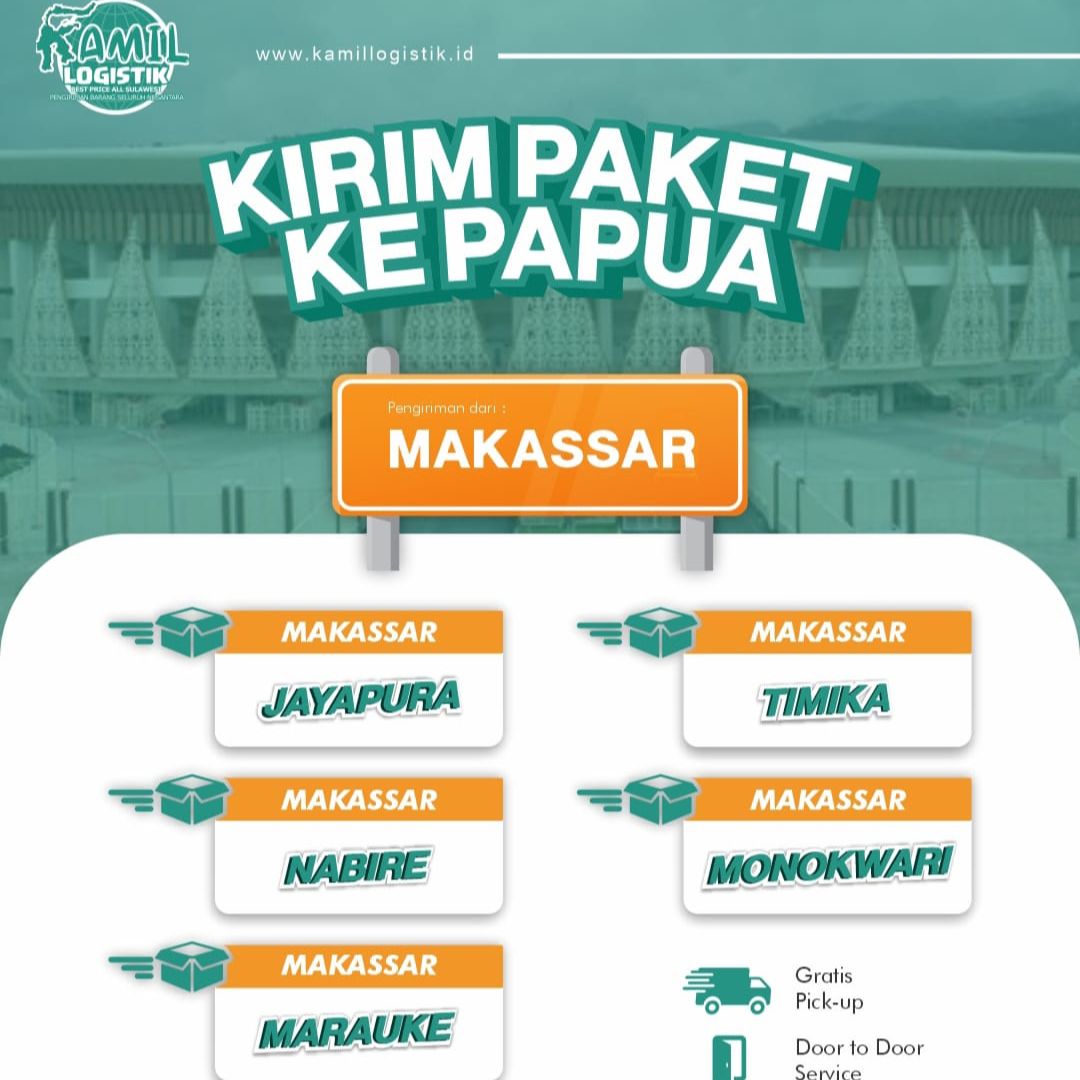 Tarif Pengiriman Makassar Papua